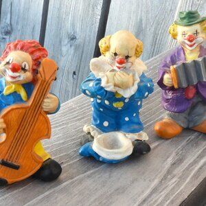 Cute, Colorful Mini 7-pc. Resin Clown Band